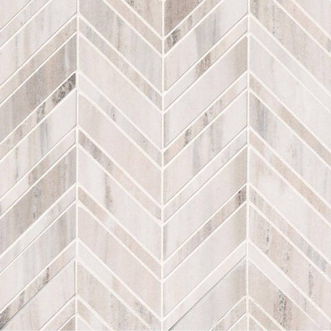 MSI Palisandro Chevron Polished Natural Stone Mosaic