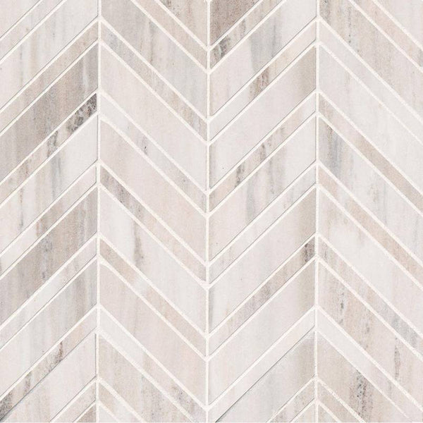 MSI Palisandro Chevron Polished Natural Stone Mosaic