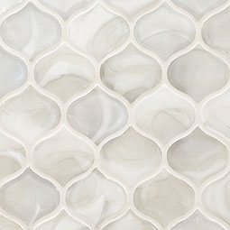 Pearla Arabesque Glass Mosaic Tile