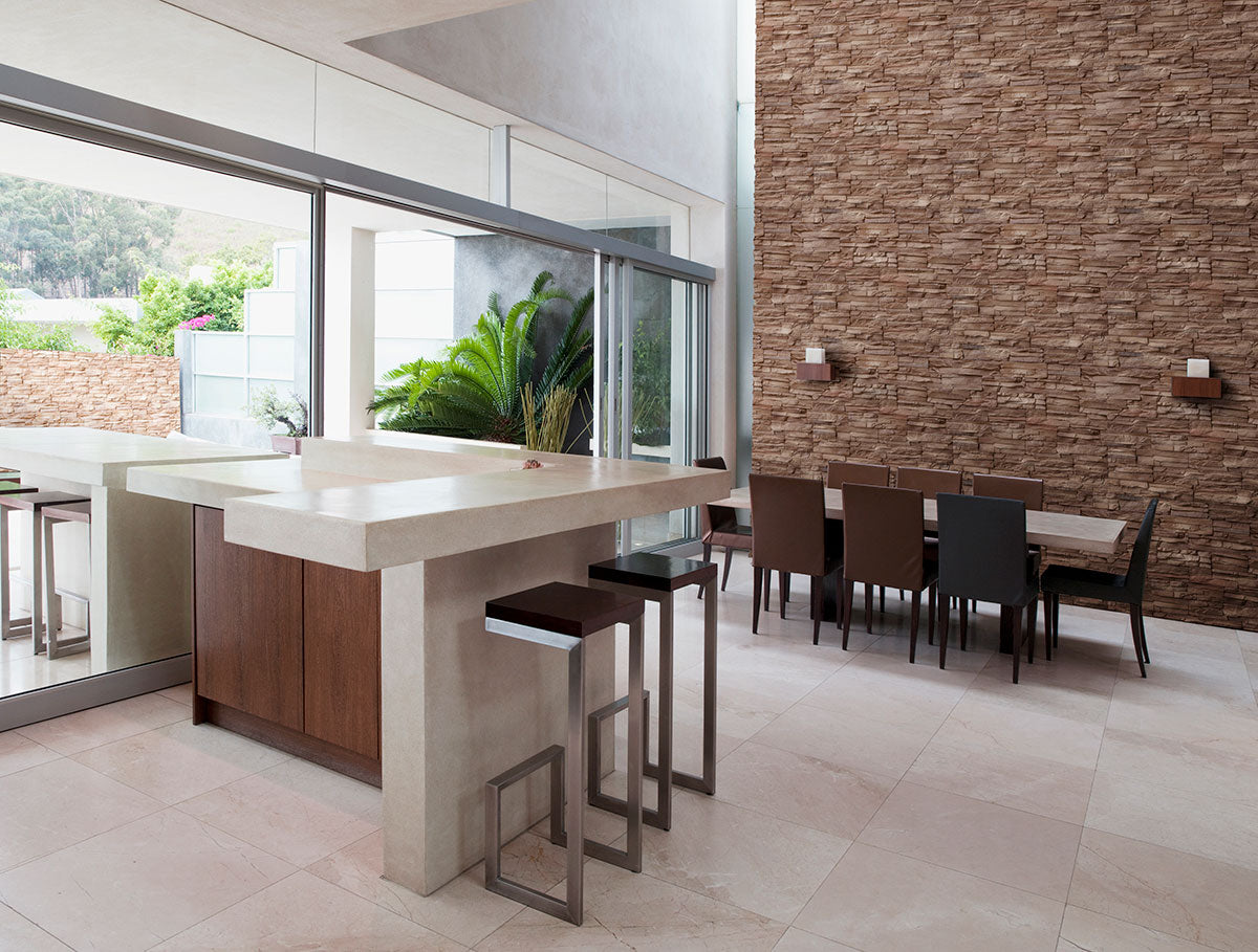 MSI Peninsula Earth Terrado — surface detail in natural tonality
