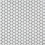 Penny Round Bianco Matte Tile