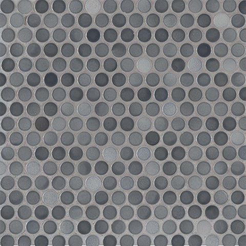 MSI Penny Round Grigio Mix Mosaic