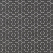 Penny Round Nero Matte Tile