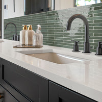 MSI Perla White Quartz — surface detail in white tonality factory-finished eased edge ready for install
