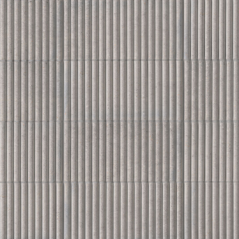 MSI Piano Sinfonia Ceniza Fluted Tile — Porcelain Wall Tile 4.5x9
