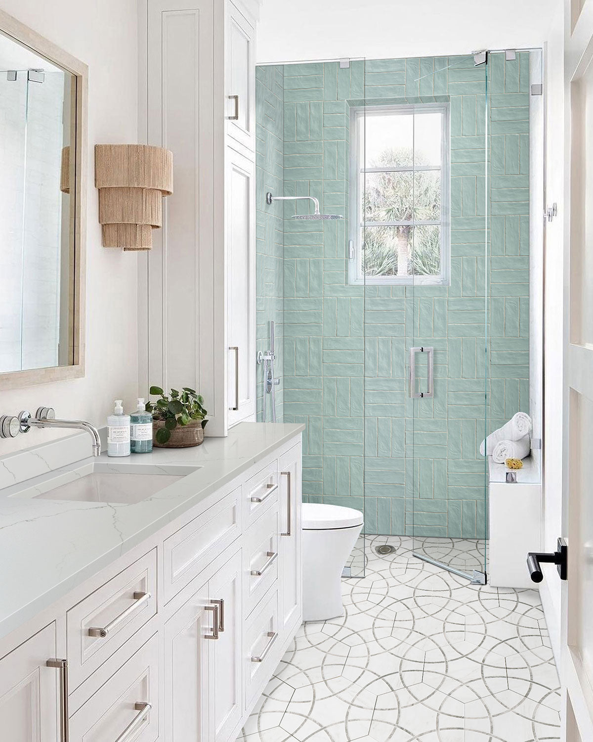 MSI Geoglam Cloud Porcelain Tile — surface detail in natural tonality