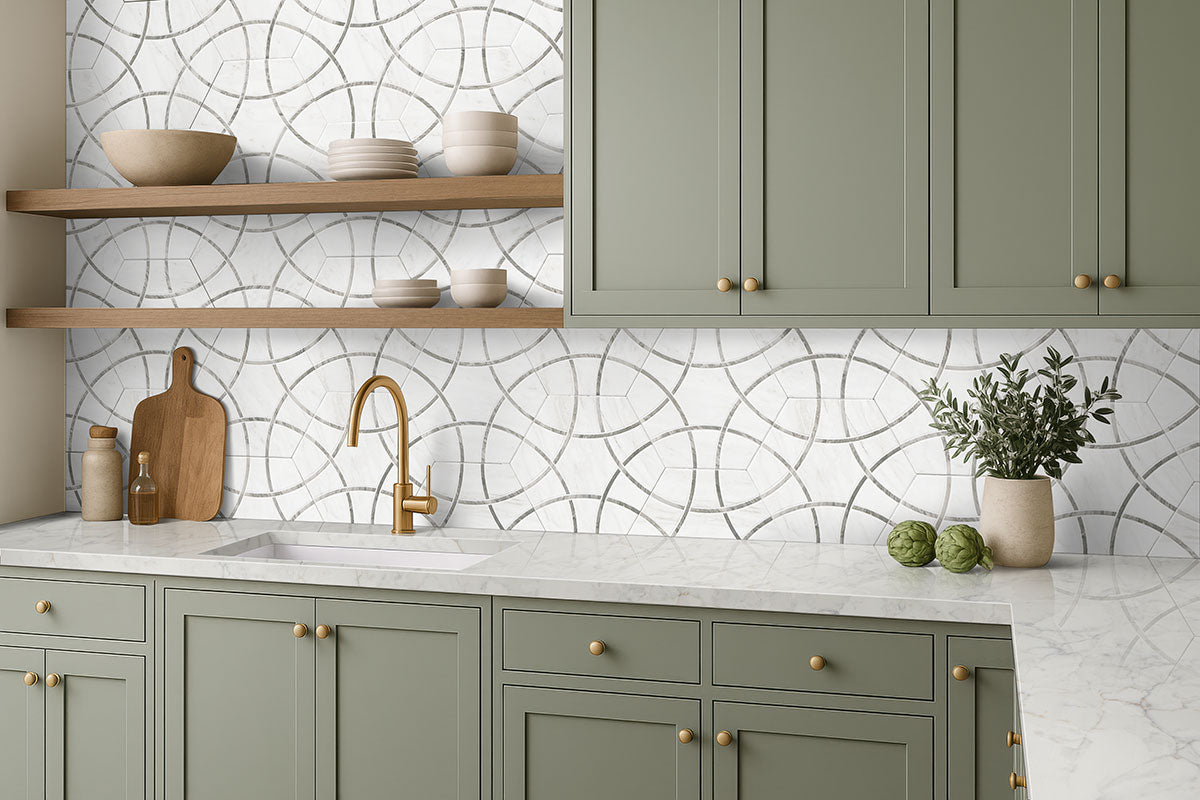 MSI Geoglam Cloud Porcelain Tile — surface detail in natural tonality