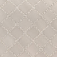 MSI Highland Park Portico Pearl Arabesque Tile — Porcelain Wall Tile in pearl tonality