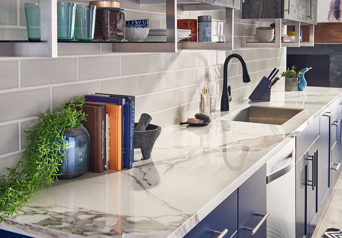 MSI Highland Park Portico Pearl Subway Tile 4x12 — surface detail in pearl tonality