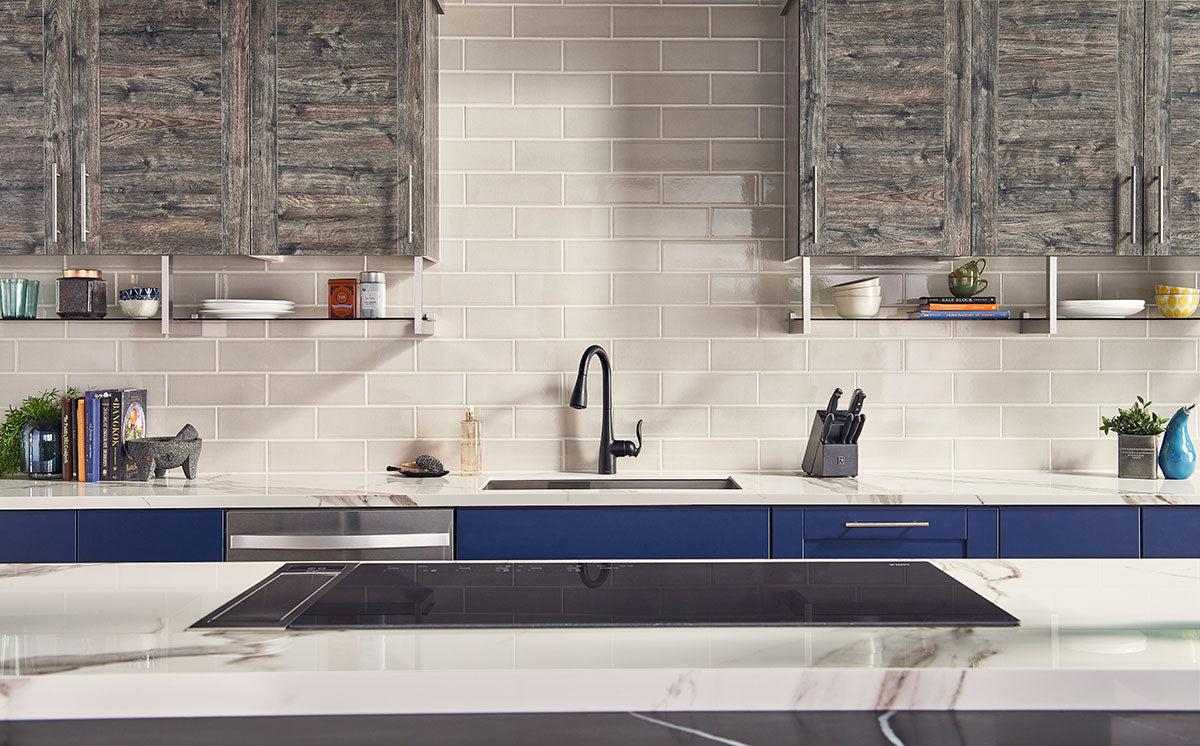 MSI Highland Park Portico Pearl Subway Tile 4x12 — surface detail in pearl tonality