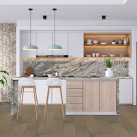 MSI Portinari — surface detail in natural tonality quarried heritage stone slab for residential install