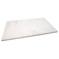 MSI Praia Carrara Porcelain Coping — Pool Coping double-bullnose quarried marble pool edge