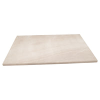 MSI Praia Crema Porcelain Coping — Pool Coping double-bullnose quarried marble pool edge