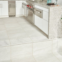 MSI Praia Grey Porcelain Coping — surface detail in grey tonality