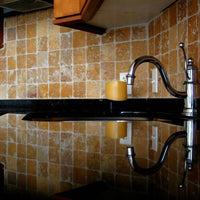 MSI Premium Black — surface detail in black tonality quarried slab for kitchen and counter install