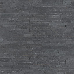 Premium Black Mini Stacked Stone