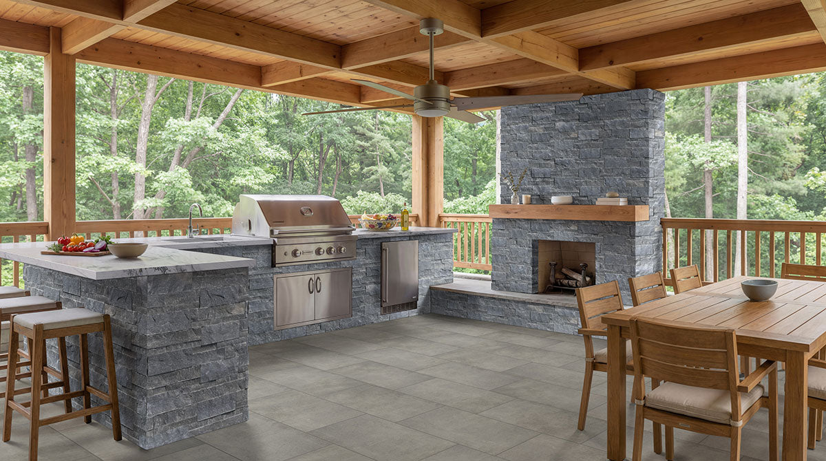 MSI Florida Wave quartzite countertop room scene, sixth view