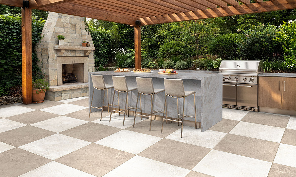 MSI Taj Mahal quartzite countertop room scene, eighth view