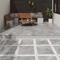 MSI Quarzo Gray Porcelain Paver — surface detail in gray tonality
