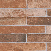 Brickstone Red Porcelain Tile 2x18