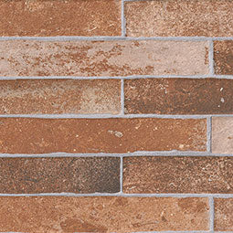 Brickstone Red Porcelain Tile 2x18