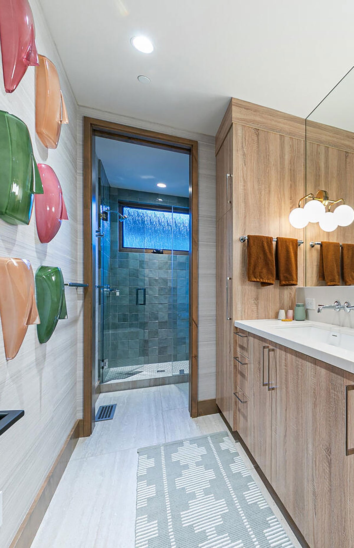 MSI Renzo Denim Tile 5x5 — surface detail in natural tonality