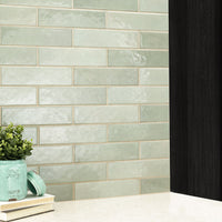 MSI Renzo Jade Ceramic Tile 3x12 — surface detail in natural tonality
