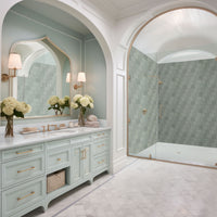 MSI Renzo Jade Ceramic Tile 5x5 — surface detail in natural tonality