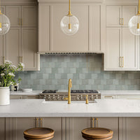 MSI Renzo Jade Ceramic Tile 5x5 — surface detail in natural tonality