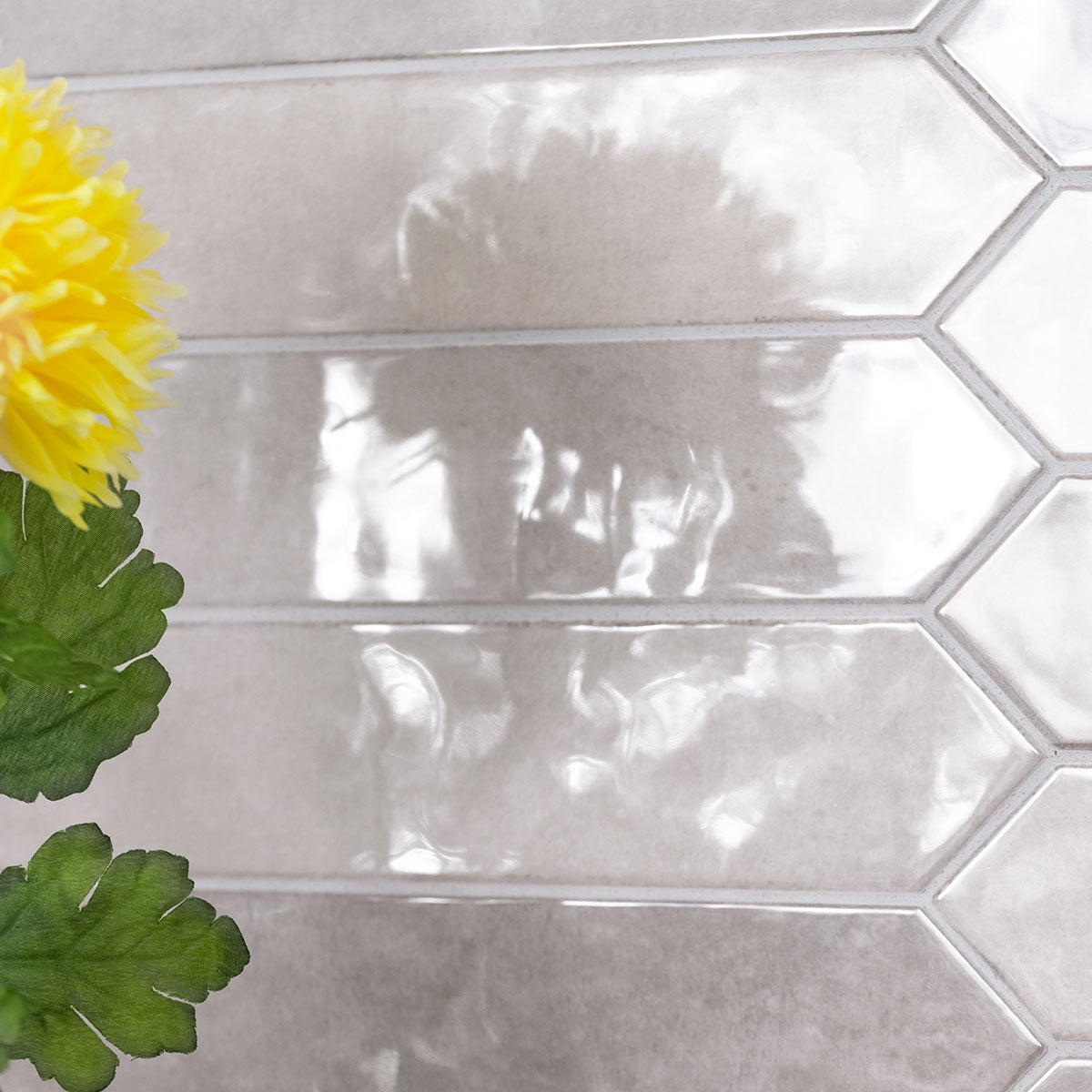MSI Renzo Sterling Ceramic Picket Tile 2.5x13 — surface detail in natural tonality