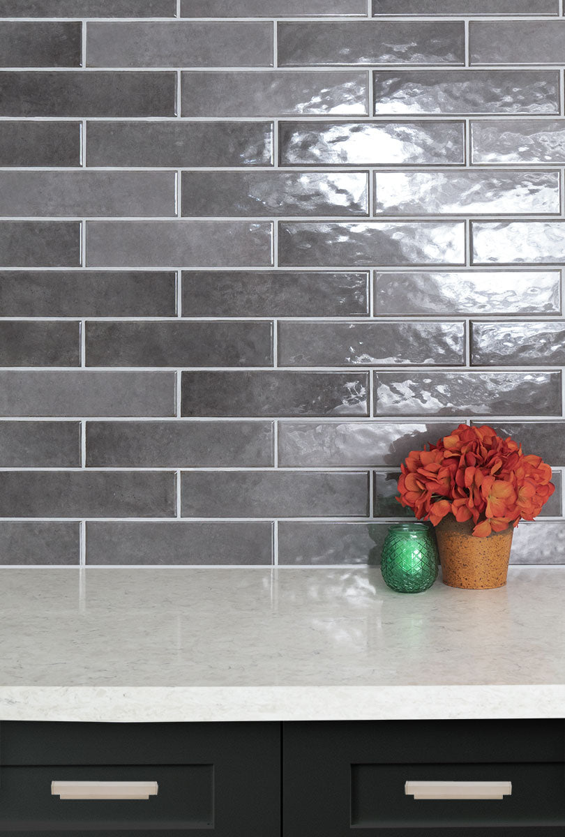 MSI Renzo Storm Ceramic Wall Tile 3x12 — surface detail in natural tonality