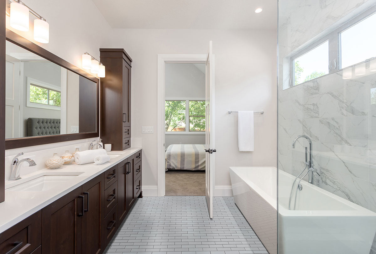 MSI Domino Retro Brick Bianco White Tile — surface detail in white tonality