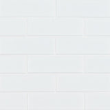 MSI Domino Retro Brick Bianco White Tile