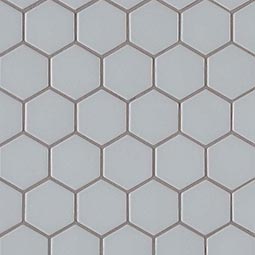 Retro Hexo Gray Matte Tile