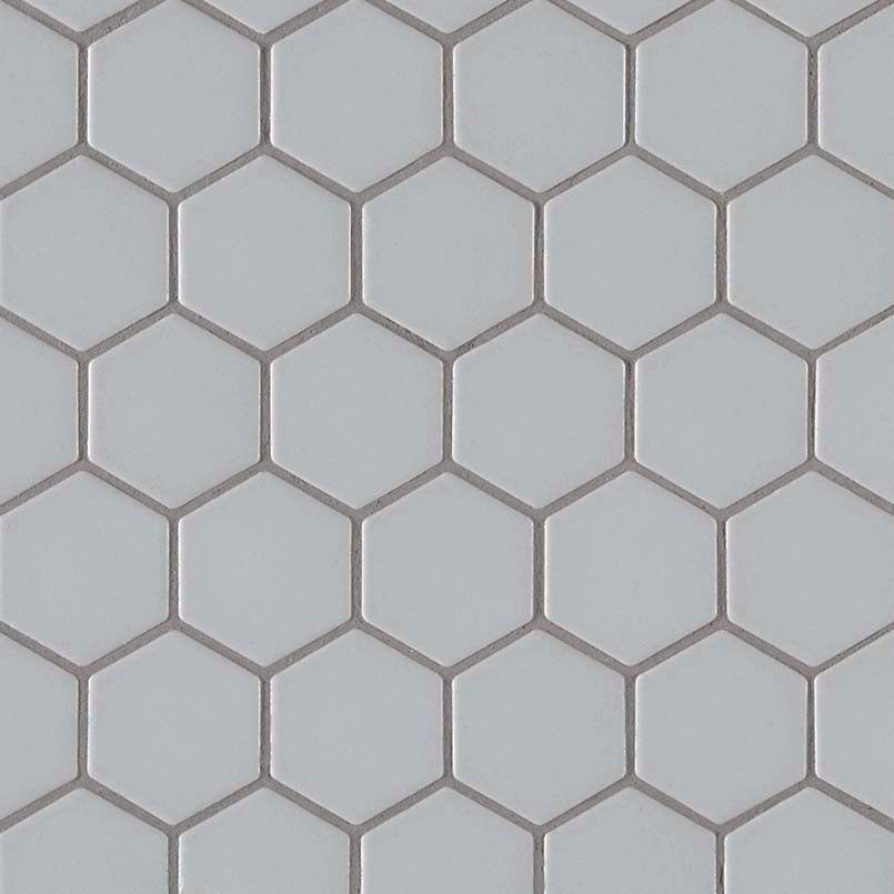 MSI Domino Retro Hexo Gray Matte Tile — Porcelain Wall Tile in gray tonality