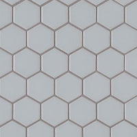 MSI Domino Retro Hexo Gray Matte Tile — Porcelain Wall Tile in gray tonality
