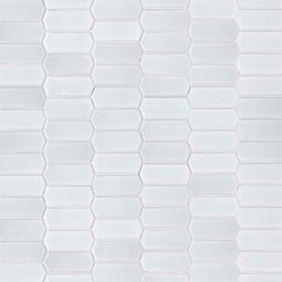 Retro Bianco Picket Tile Mosaic