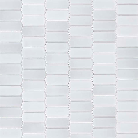 MSI Domino Retro Bianco Picket Tile Mosaic
