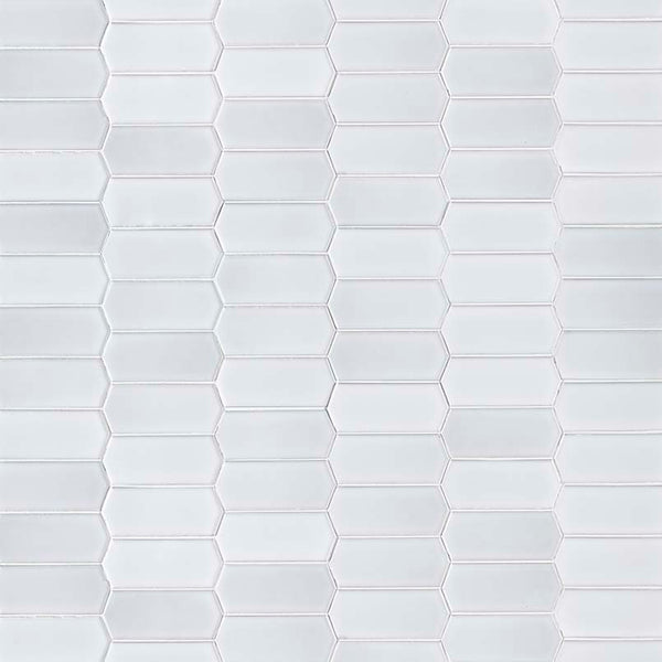 MSI Domino Retro Bianco Picket Tile Mosaic