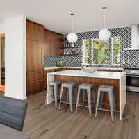 MSI Rhombix Nero Geometric Tile — surface detail in natural tonality