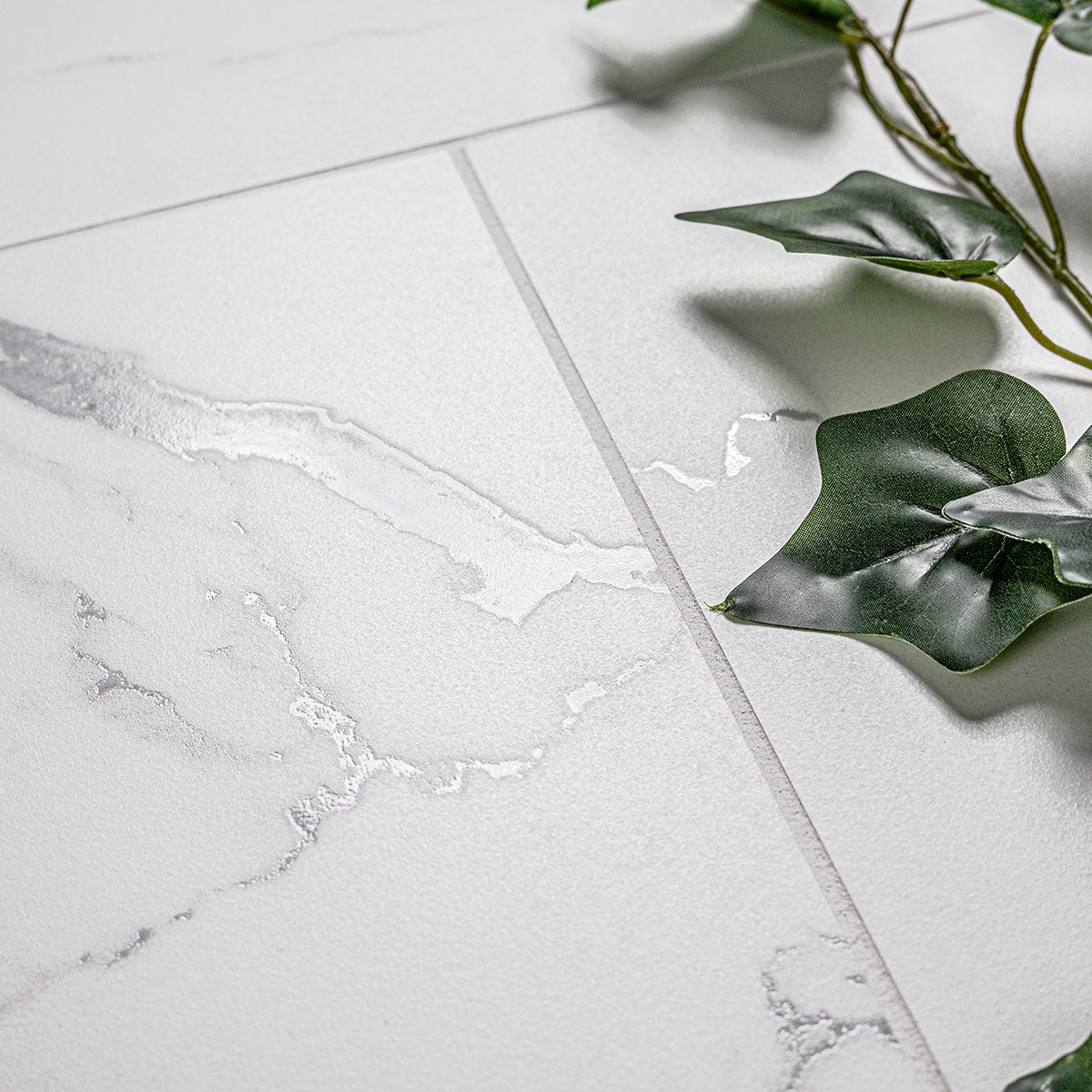 MSI Roman Statuario 12 x 24 Matte — surface detail in natural tonality