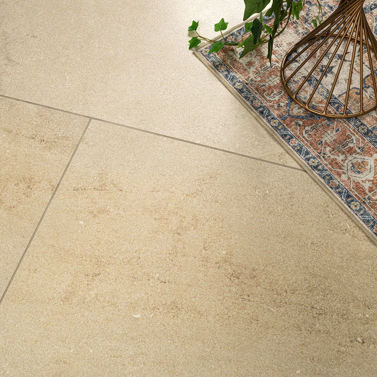 MSI Chateau Luna Sable Porcelain Tile — room scene