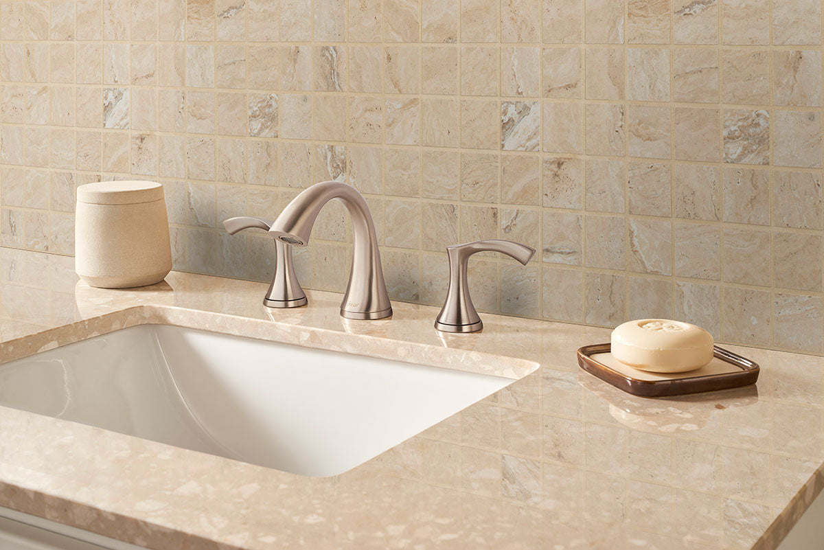 MSI Veneto Sand — surface detail in sand tonality through-bodied porcelain for full-room install