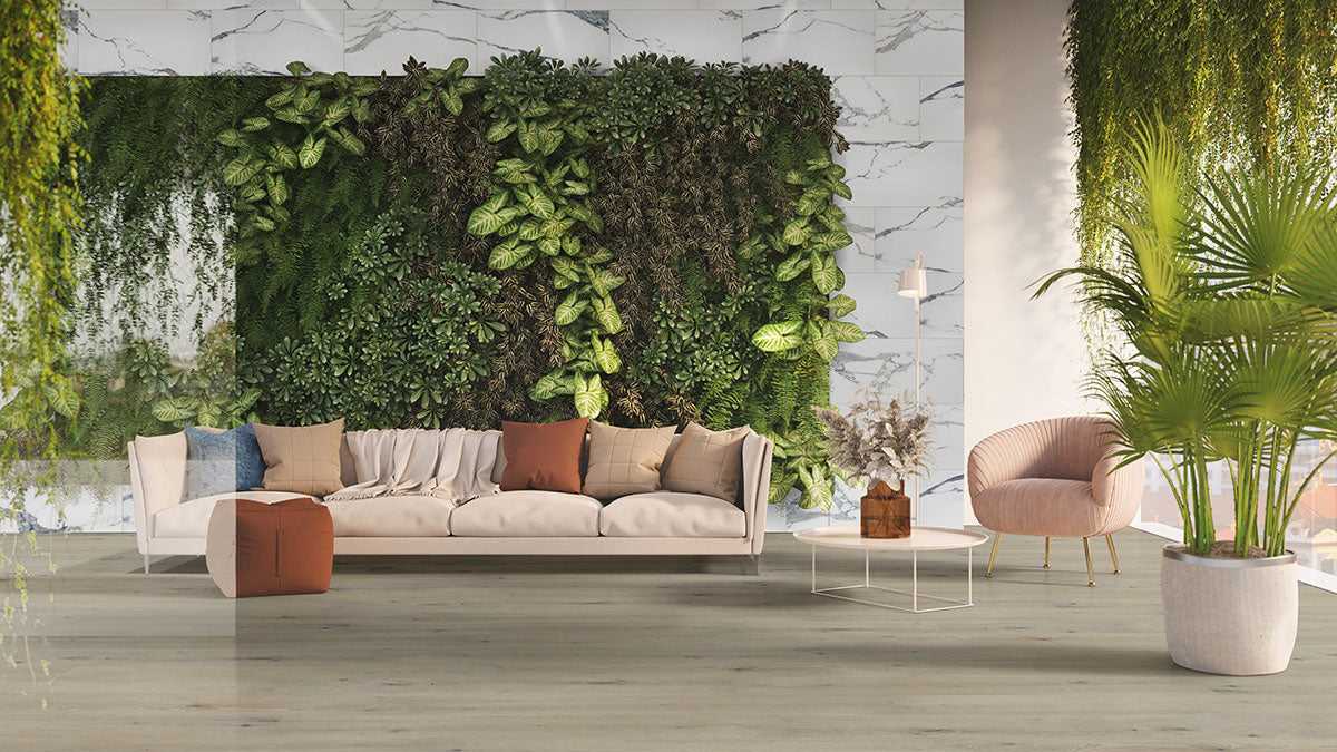 MSI Savoy Azula — surface detail in natural tonality through-bodied porcelain for full-room install