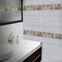 MSI Savoy Picket Pattern Tile — surface detail in natural tonality