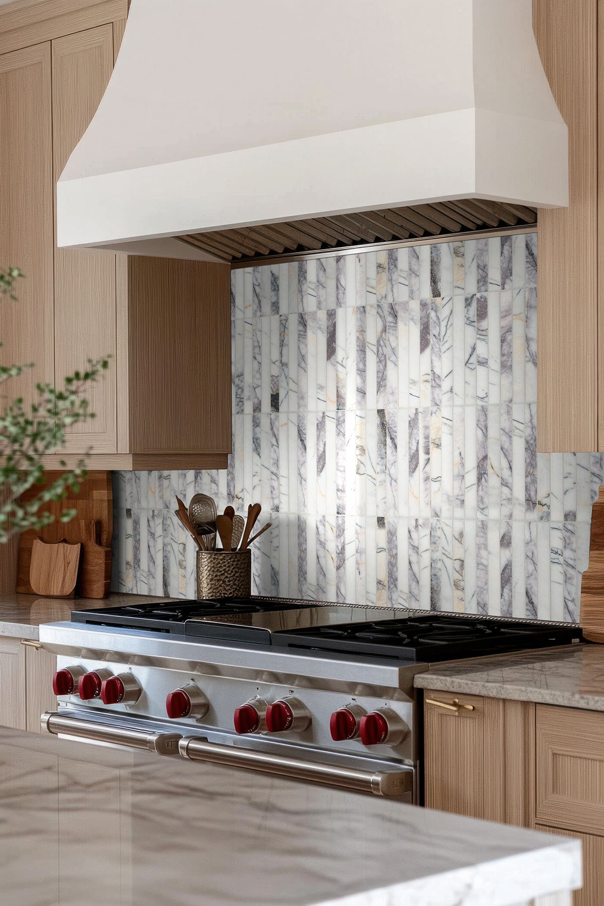 MSI Scollopini Lilac Pattern Honed — room scene