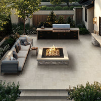 MSI Seagrass Limestone Paver — surface detail in natural tonality