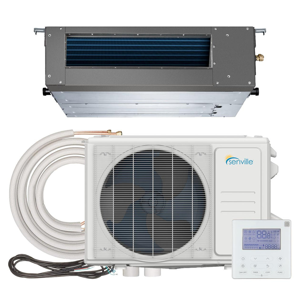 Senville 24000 BTU Concealed Duct Mini Split & Heat Pump | SENA/24HF/ID — Ductless Mini-Split
