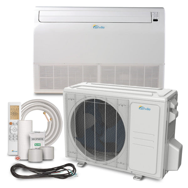 Senville 24000 BTU Floor Mounted Mini Split & Heat Pump | SENA/24HF/IF