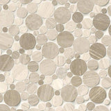 MSI White Oak Serenity Stone Pebble Mosaic